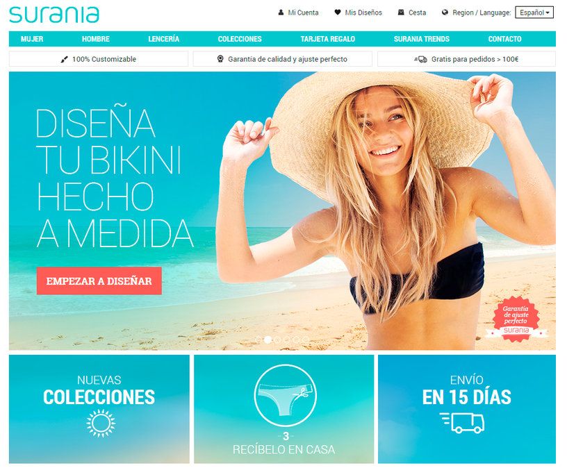 Surania, tienda de bikinis online